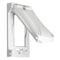 Bell Outdoor Box Cover, Outlet Box Type, 1 Gang, Aluminum, Flip and Snap Cover Type MX1050W - alternate 1